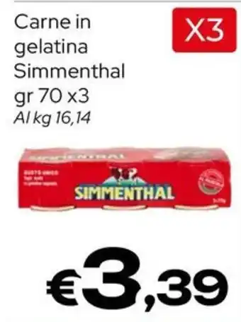 MAX Supermercati Carne in gelatina Simmenthal offerta