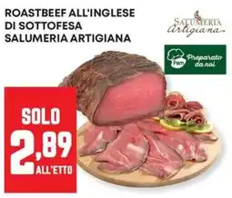 Panorama Roastbeef all'inglese di sottofesa offerta