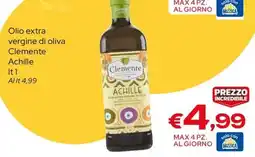 MAX Supermercati Olio extra vergine di oliva Achille Clemente offerta