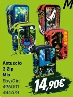 Orizzonte Astuccio 3 Zip Mix offerta