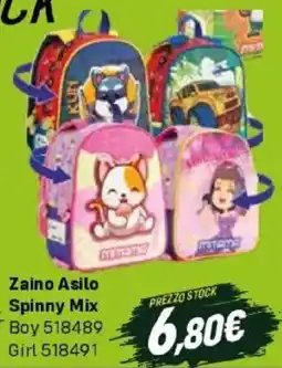 Orizzonte Zaino Asilo Spinny Mix offerta