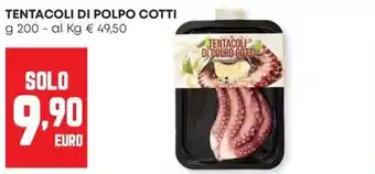 Panorama Tentacoli di polpo cotti offerta