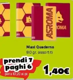 Orizzonte Maxi Quaderno ASROMA offerta
