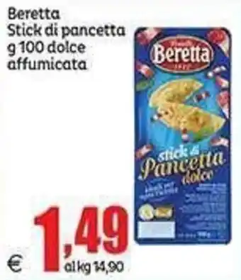 Elite Beretta Stick di pancetta dolce affumicata offerta