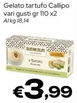 MAX Supermercati Gelato tartufo Callipo offerta
