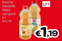 MAX Supermercati Succhi/ bevande Selex offerta