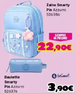 Orizzonte Zaino Smarty Pin Azzurro offerta