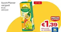 MAX Supermercati Succhi Pfanner offerta