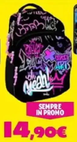 Orizzonte Zaino graffiti offerta
