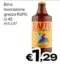 MAX Supermercati Birra lavorazione grezza Raffo offerta