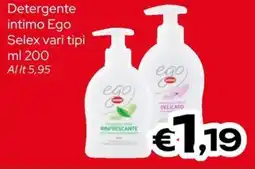 MAX Supermercati Detergente intimo Ego Selex offerta