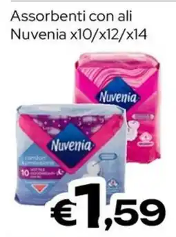 MAX Supermercati Assorbenti con ali Nuvenia offerta