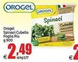Elite Orogel Spinaci Cubello Foglia Più offerta