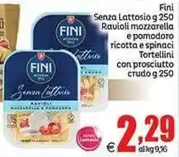 Elite Fini Senza Lattosio Ravioli mozzarella e pomodoro offerta