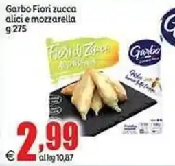 Elite Garbo Fion zucca alici e mozzarella offerta