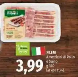 Emi Supermercati FILENI Arrostitini di Pollo e Suino offerta