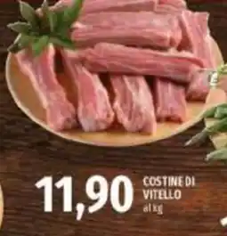 Emi Supermercati COSTINE DI VITELLO offerta