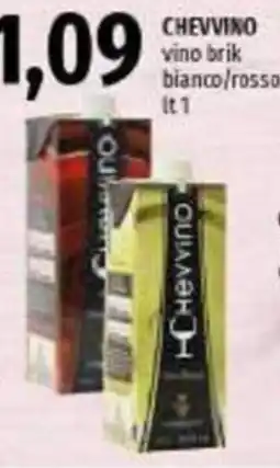 Emi Supermercati CHEVVIINO vino brik offerta