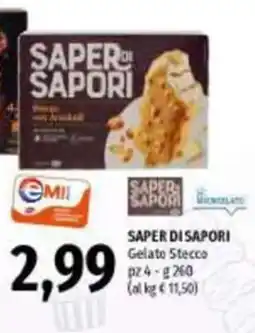 Emi Supermercati SAPER DI SAPORI Gelato Stecco offerta