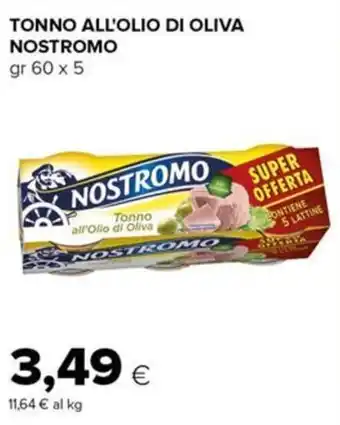 Tigre Amico Tonno all'olio di Oliva Nostromo offerta