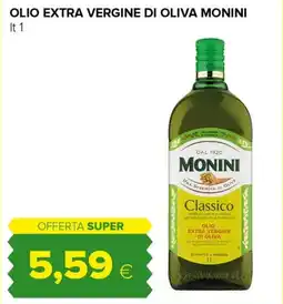 Tigre Amico Olio extra vergine di oliva Monini Classico offerta