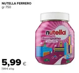 Tigre Amico Nutella offerta