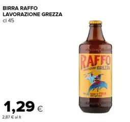 Tigre Amico Birra Raffo Lavorazione Grezza offerta
