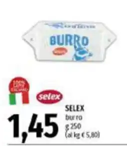 Emi Supermercati SELEX burro offerta