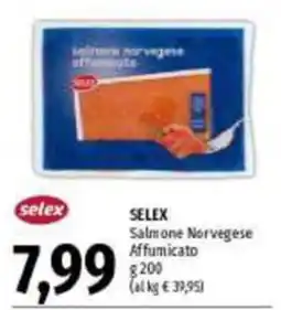 Emi Supermercati SELEX Salmone Norvegese Affumicato offerta