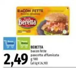 Emi Supermercati Beretta bacon fette pancetta affumicata offerta