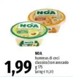 Emi Supermercati NOA hummus di ceci classico offerta