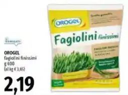 Emi Supermercati OROGEL Fagiolini finissimi offerta