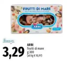 Emi Supermercati ARBI frutti di mare offerta