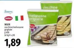 Emi Supermercati SELEX zucchine/melanzane grigliate offerta