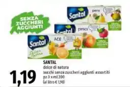 Emi Supermercati SANTAL dolce di natura offerta