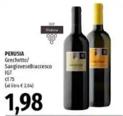 Emi Supermercati PERUSIA Grechetto/SangioveseBraccesco offerta