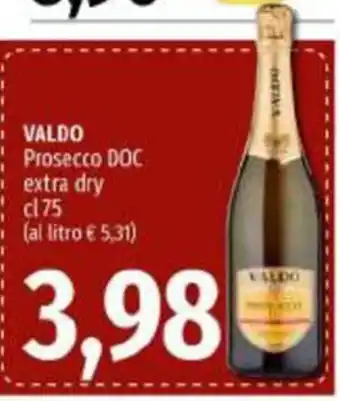 Emi Supermercati VALDO Prosecco DOC extra dry offerta