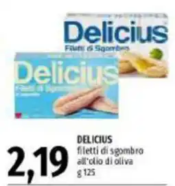 Emi Supermercati Delicius filetti di sgombro offerta