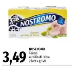Emi Supermercati NOSTROMO Tonno all'Olio di Oliva offerta