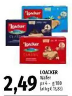 Emi Supermercati LOACKER Wafer offerta
