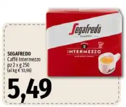 Emi Supermercati SEGAFFREDO Caffè Intermezzo offerta