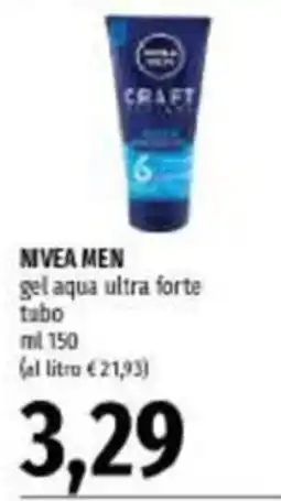 Emi Supermercati NIVEA MEN gel acqua ultra forte offerta