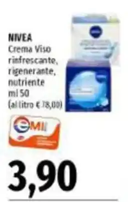 Emi Supermercati NIVEA Crema Viso rinfrescante, rigenerante, nutriente offerta