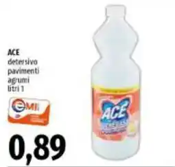 Emi Supermercati ACE detergente pavimenti agrumi offerta