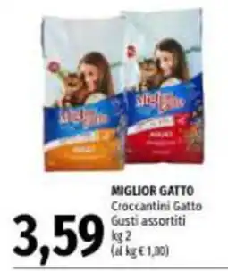 Emi Supermercati MIGLIOR GATTO Croccantini Gatto offerta