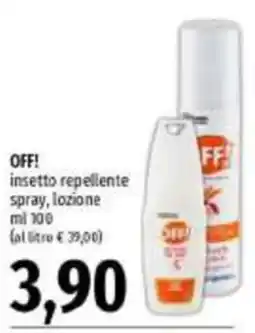 Emi Supermercati OFF! insetto repellente spray, lozione offerta