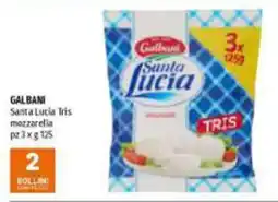 Emi Supermercati Santa Lucia Tris mozzarella offerta