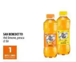Emi Supermercati SAN BENEDETTO thè limone, pesca offerta