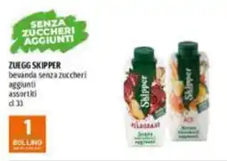 Emi Supermercati ZUEGG SKIPPER bevanda senza zuccheri aggiunti assortiti offerta