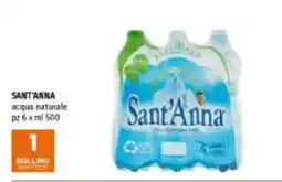 Emi Supermercati Sant'Anna acqua naturale offerta